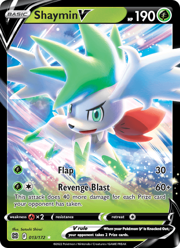 Shaymin V - Brilliant Stars 013/172