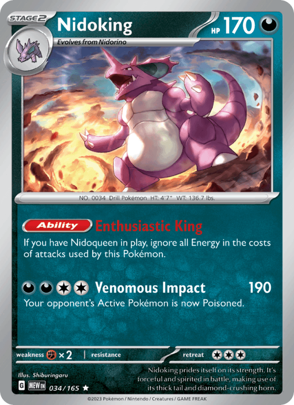 Nidoking - 151 034/165
