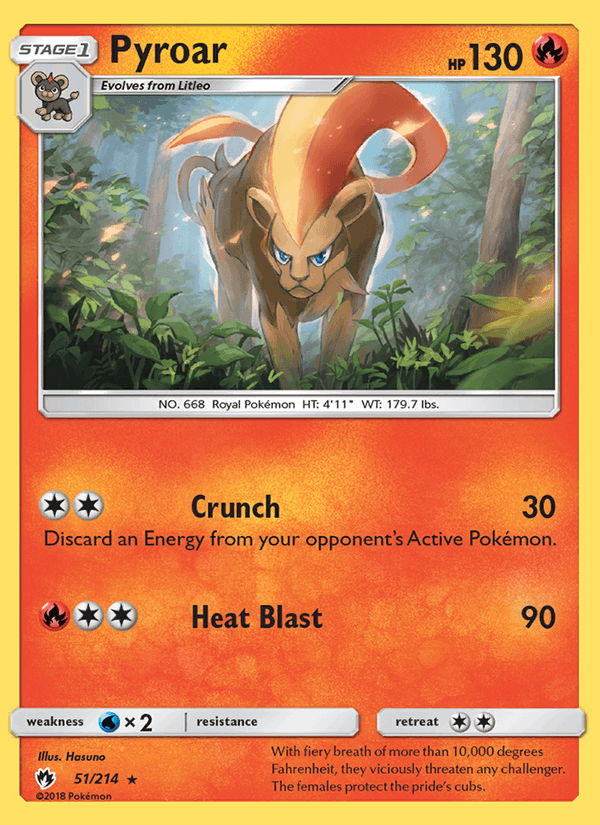 Pyroar - Lost Thunder 051/214