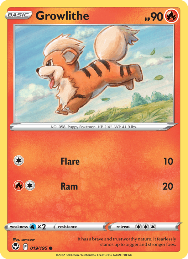 Growlithe - Silver Tempest 019/195