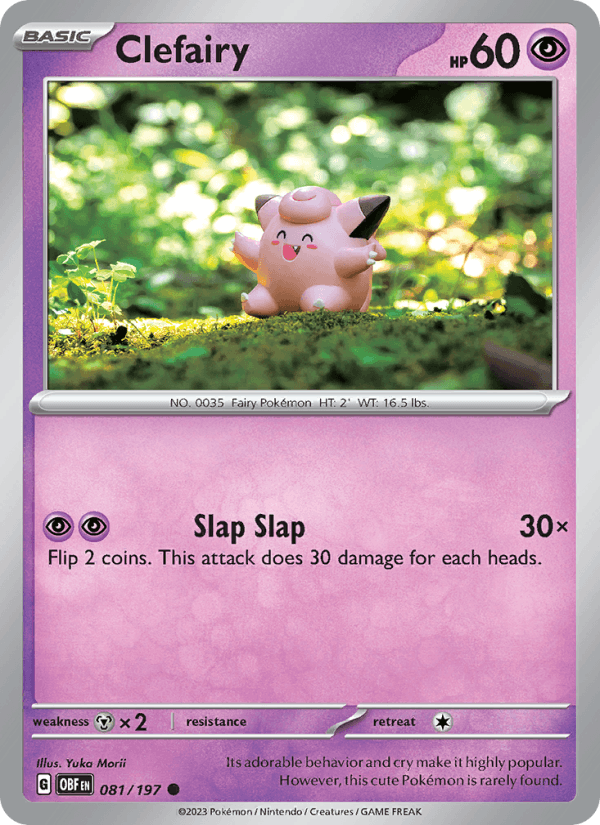 Clefairy - Obsidian Flames 081/197