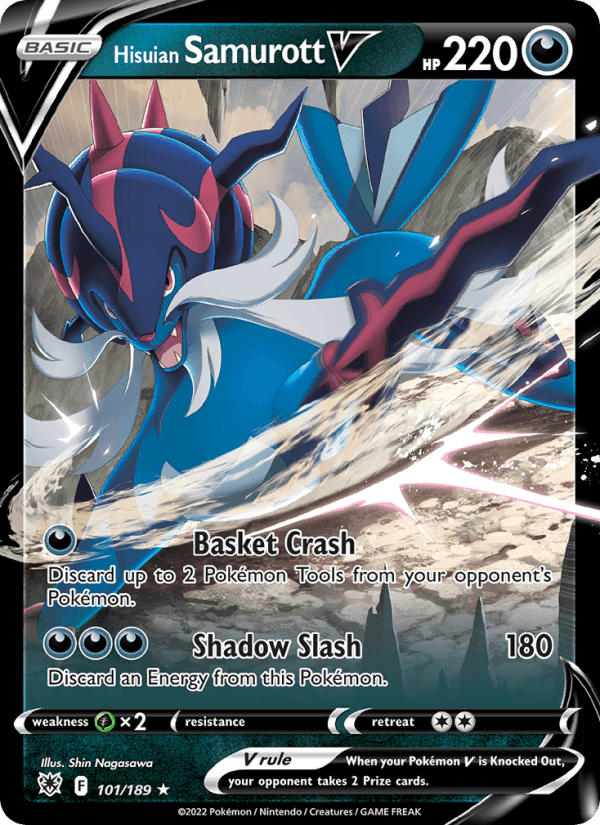 Hisuian Samurott V - Astral Radiance 101/189