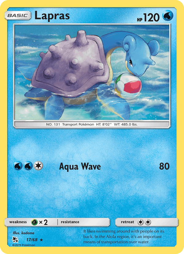 Lapras - Hidden Fates 017/068