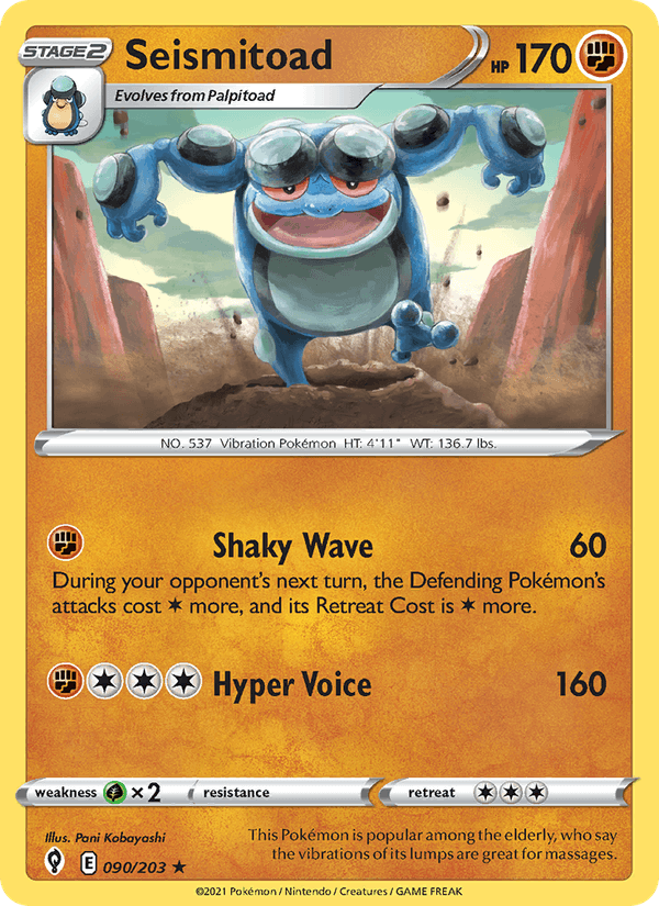 Seismitoad - Evolving Skies 090/203
