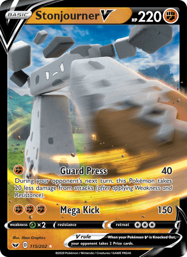 Stonjourner V - Sword & Shield 115/202
