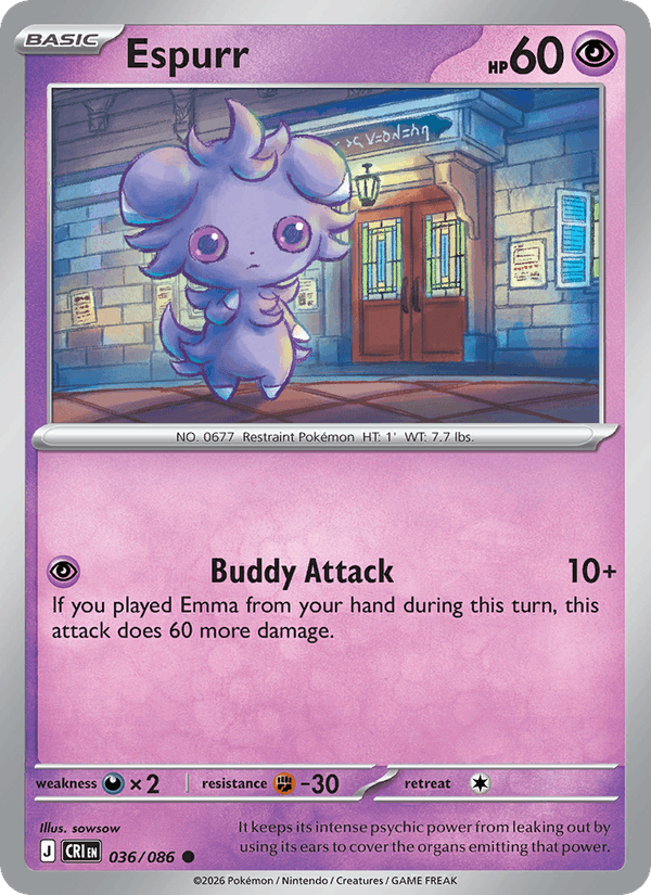 Espurr - Chaos Rising 036/086