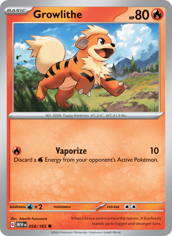 Growlithe - 151 058/165