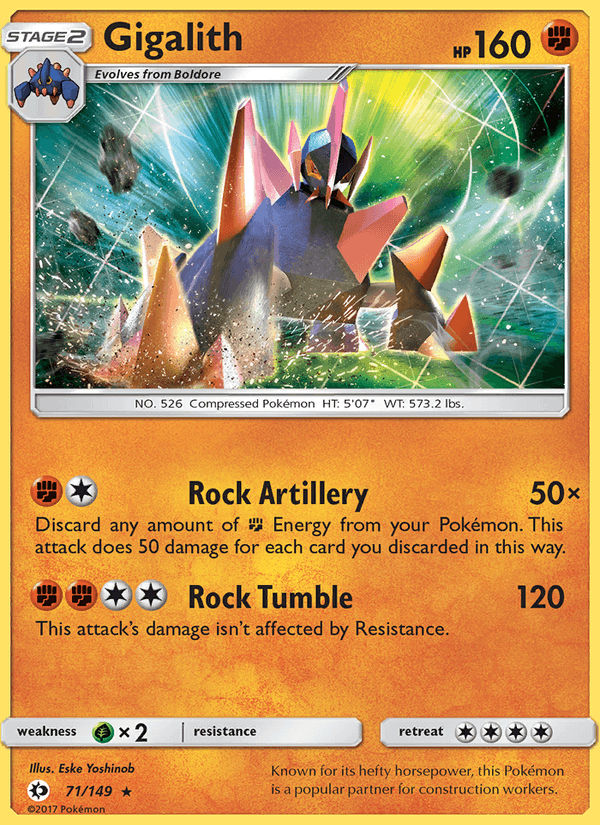 Gigalith - Sun & Moon 071/149