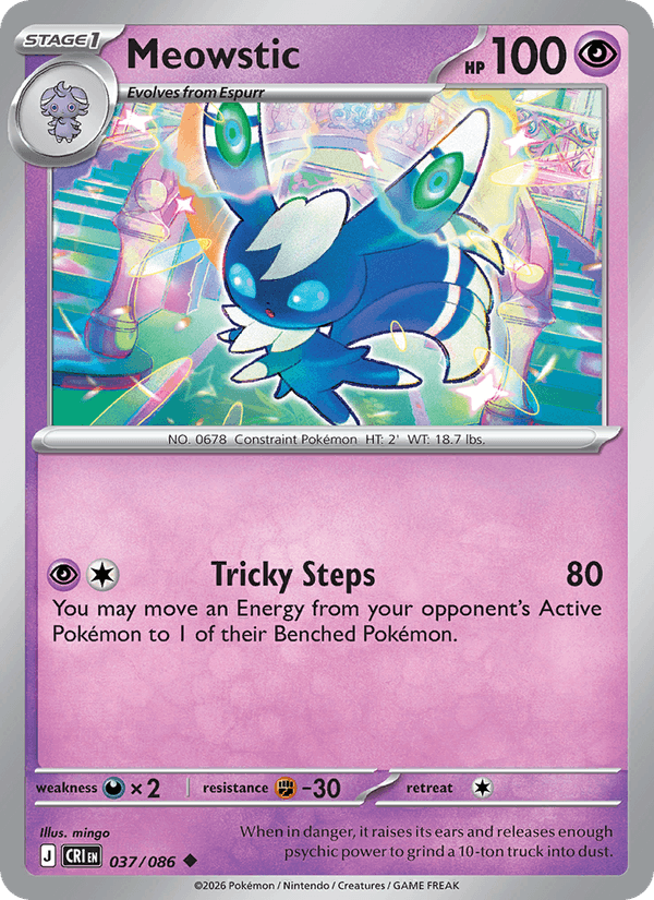 Meowstic - Chaos Rising 037/086