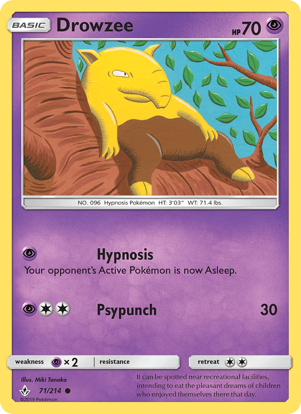 Drowzee - Unbroken Bonds 071/214