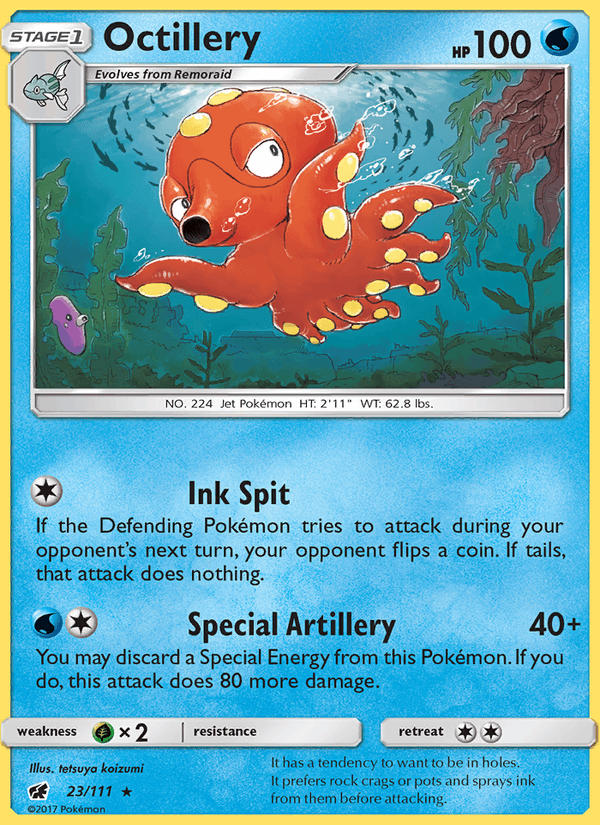 Octillery - Crimson Invasion 023/111
