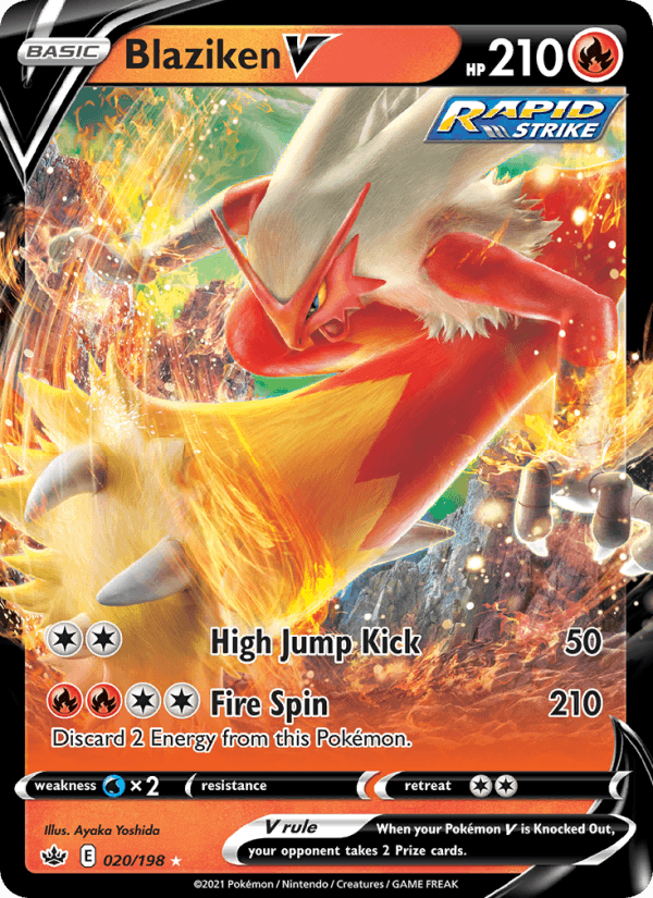 Blaziken V - Chilling Reign 020/198