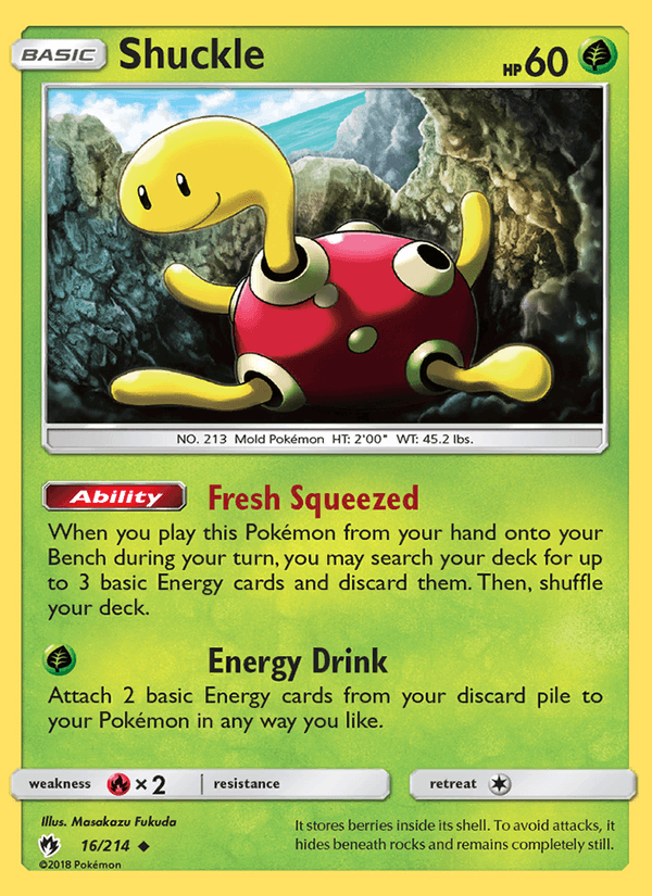 Shuckle - Lost Thunder 016/214