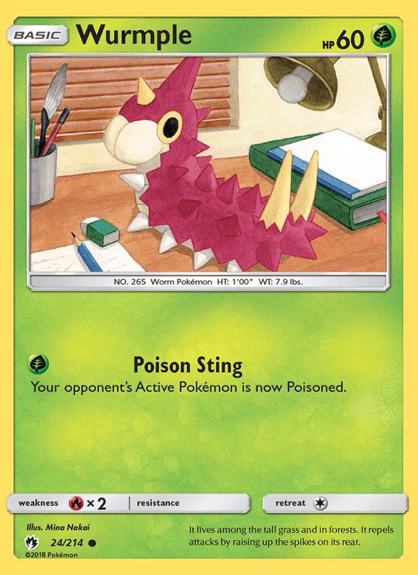Wurmple - Lost Thunder 024/214