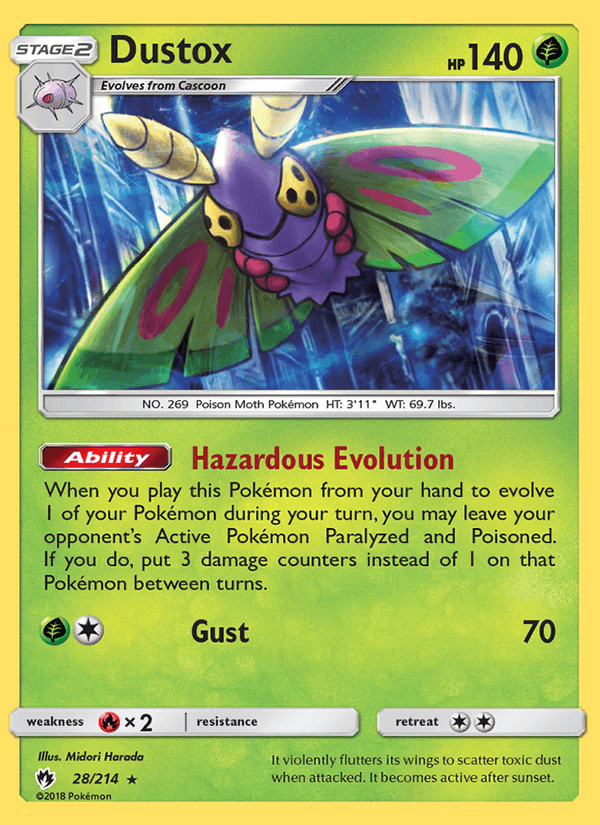 Dustox - Lost Thunder 028/214