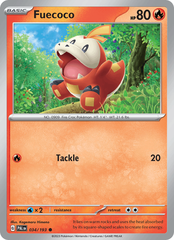 Fuecoco - Paldea Evolved 034/193