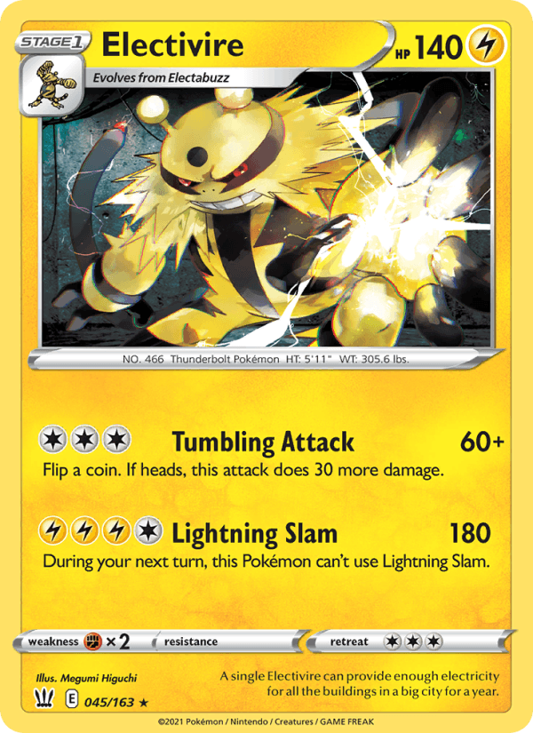 Electivire - Battle Styles 045/163
