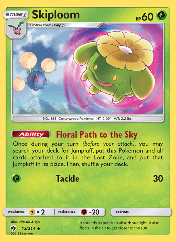 Skiploom - Lost Thunder 013/214