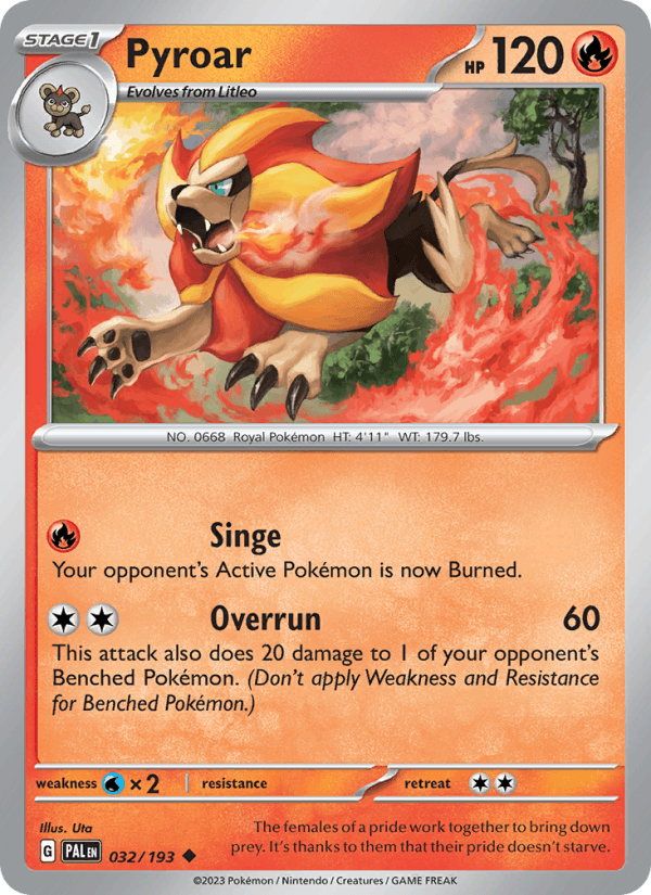 Pyroar - Paldea Evolved 032/193