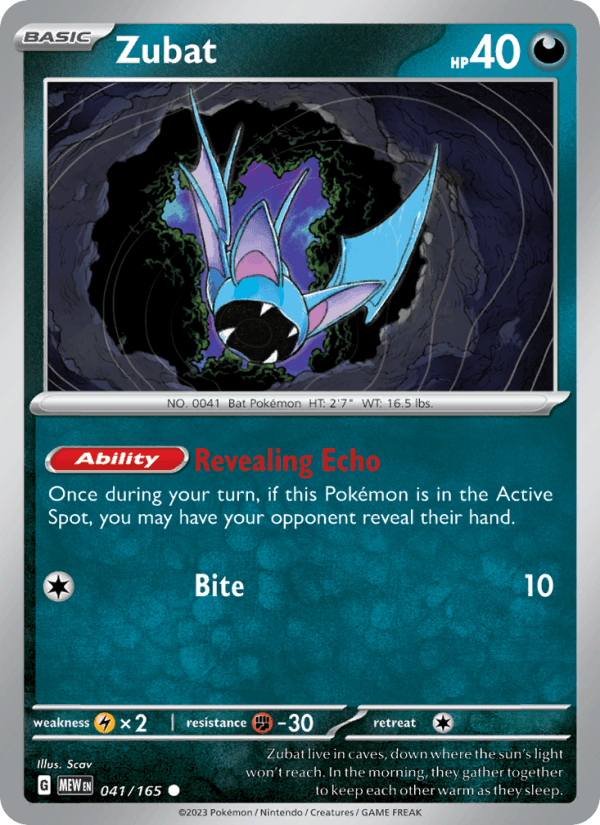 Zubat - 151 041/165