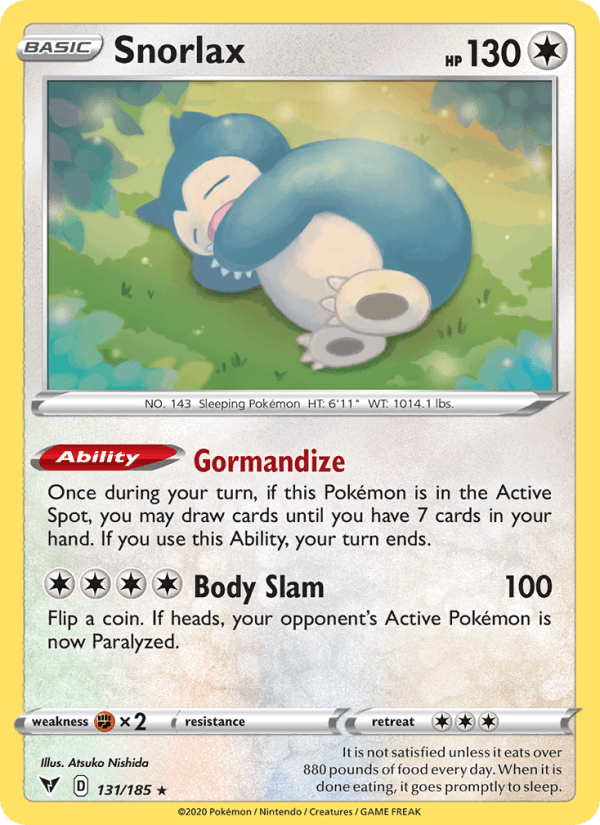 Snorlax - Vivid Voltage 131/185