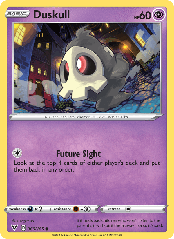 Duskull - Vivid Voltage 069/185
