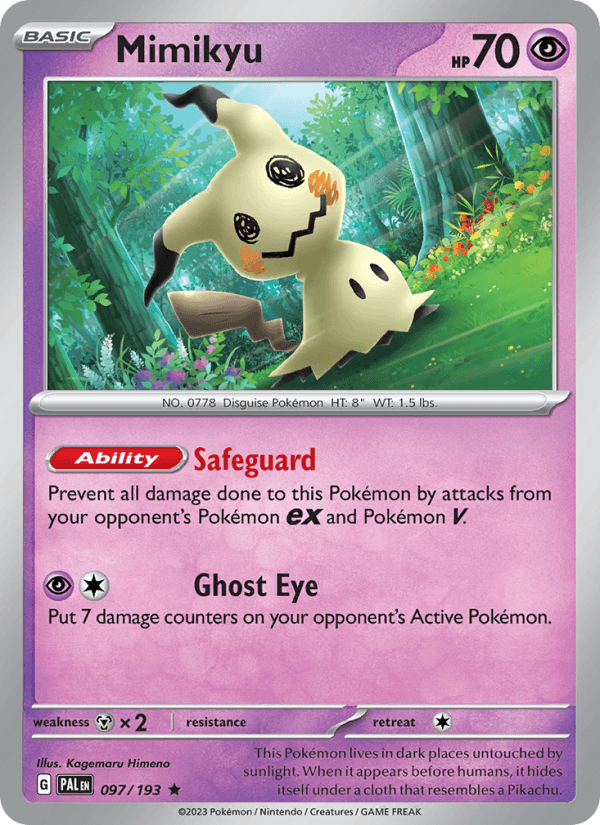 Mimikyu - Paldea Evolved 097/193