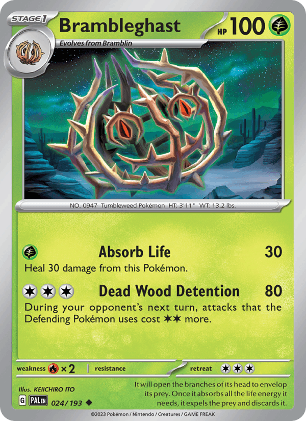 Brambleghast - Paldea Evolved 024/193