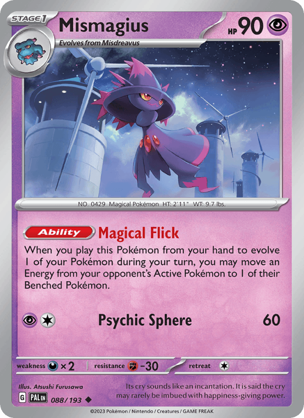 Mismagius - Paldea Evolved 088/193