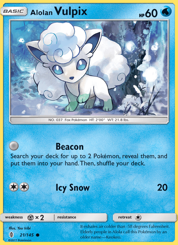 Alolan Vulpix - Guardians Rising 021/145