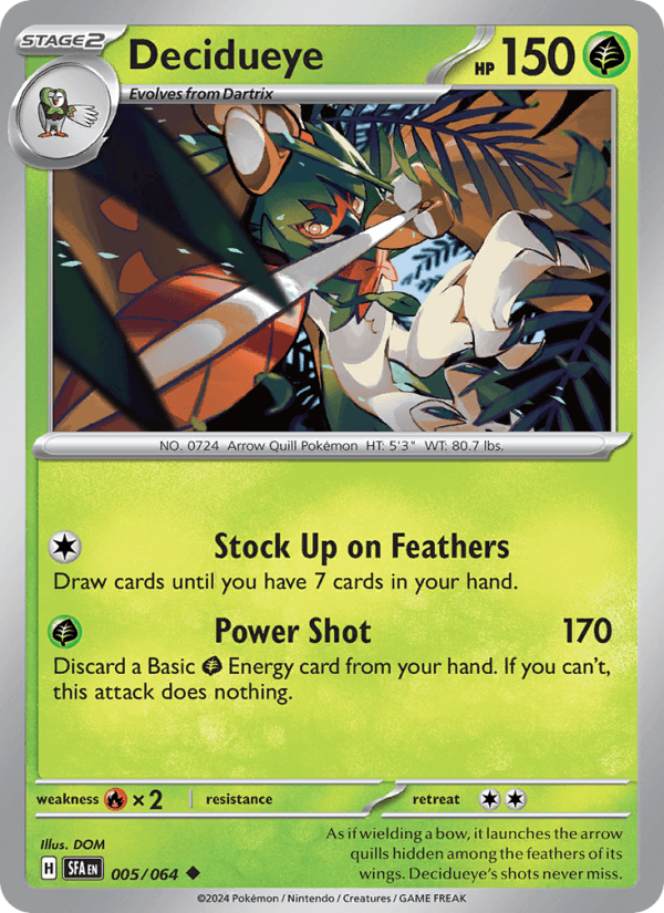 Decidueye - Shrouded Fable 005/064