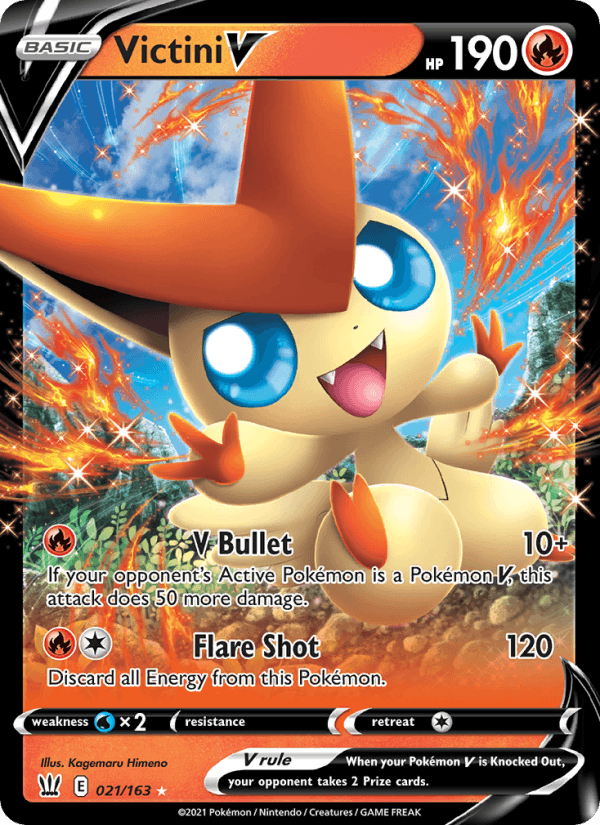 Victini V - Battle Styles 021/163