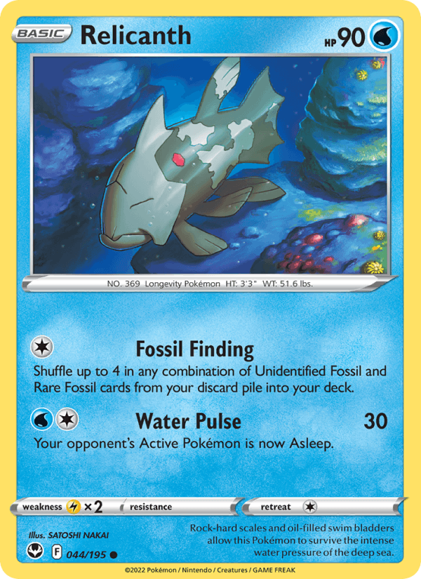 Relicanth - Silver Tempest 044/195