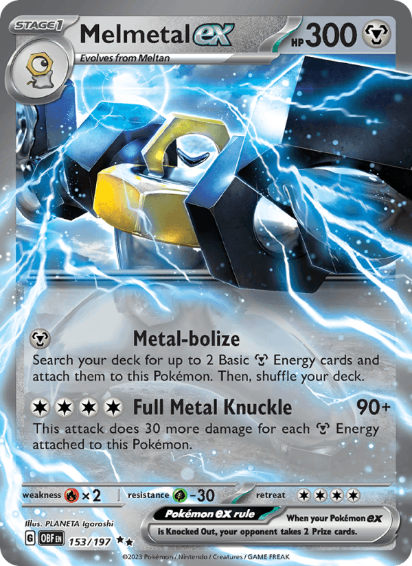 Melmetal ex - Obsidian Flames 153/197