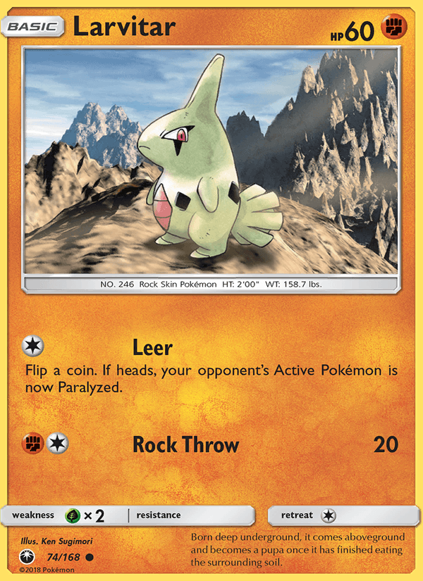 Larvitar - Celestial Storm 074/168