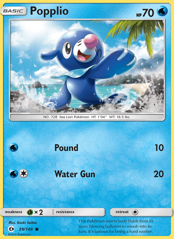 Popplio - Sun & Moon 039/149