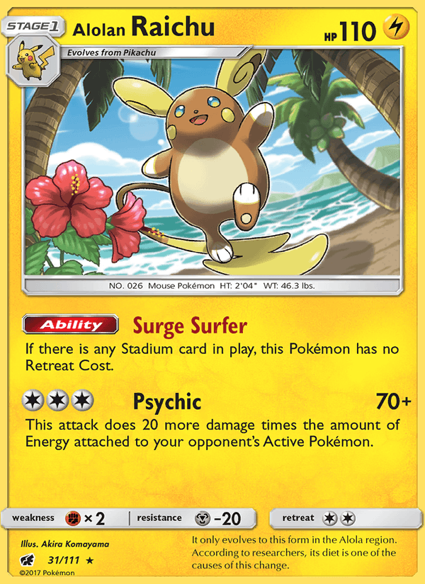 Alolan Raichu - Crimson Invasion 031/111