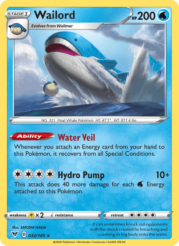 Wailord - Vivid Voltage 032/185