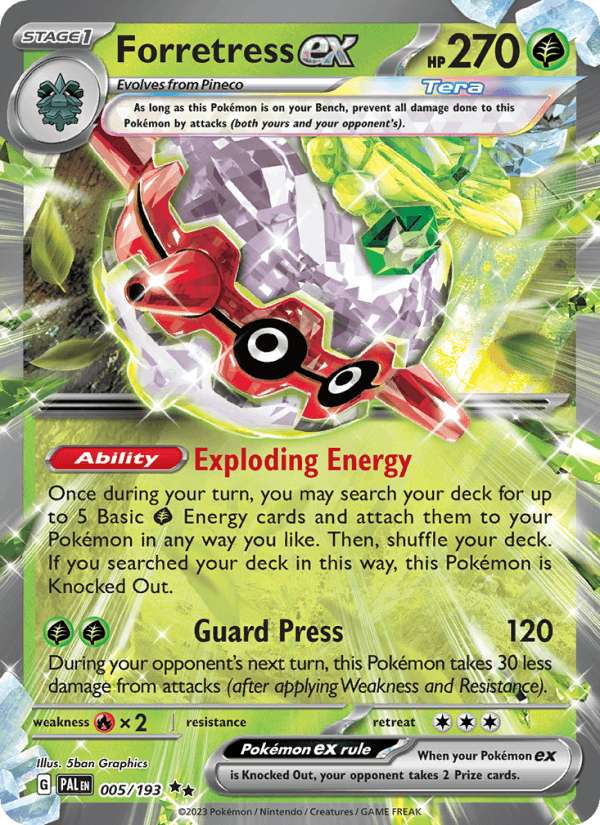 Forretress ex - Paldea Evolved 005/193