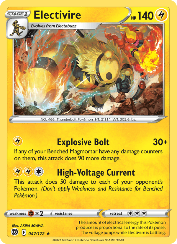 Electivire - Brilliant Stars 047/172