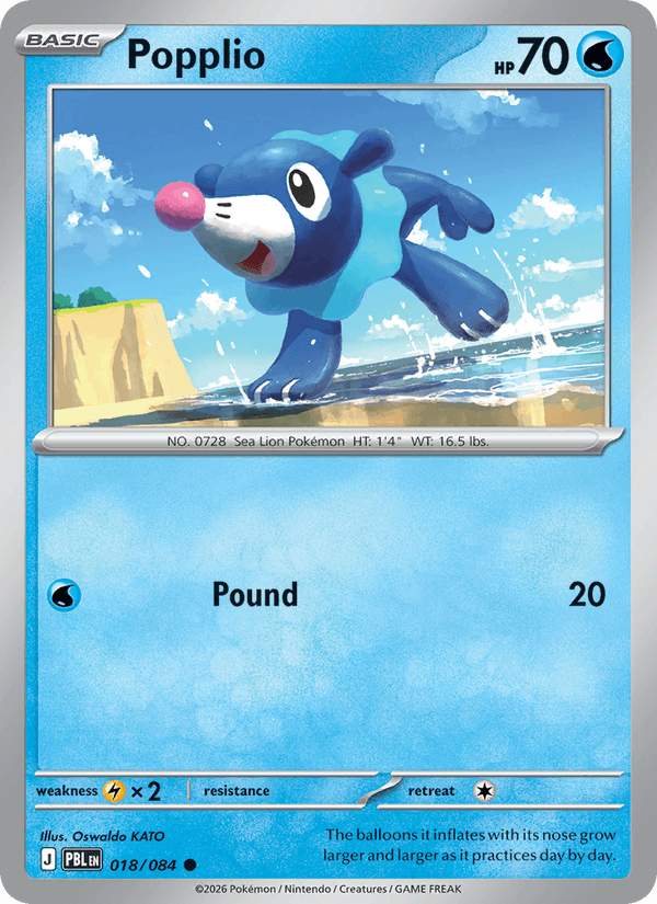 Popplio - Pitch Black 018/084