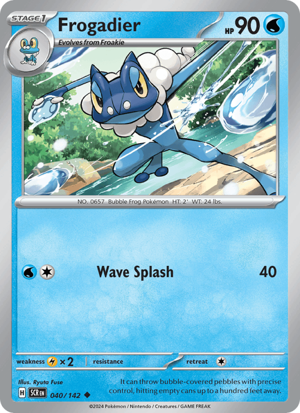 Frogadier - Stellar Crown 040/142