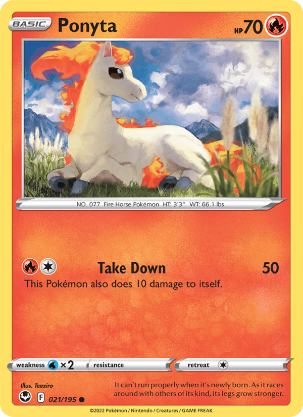 Ponyta - Silver Tempest 021/195