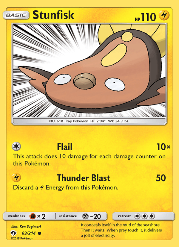 Stunfisk - Lost Thunder 083/214