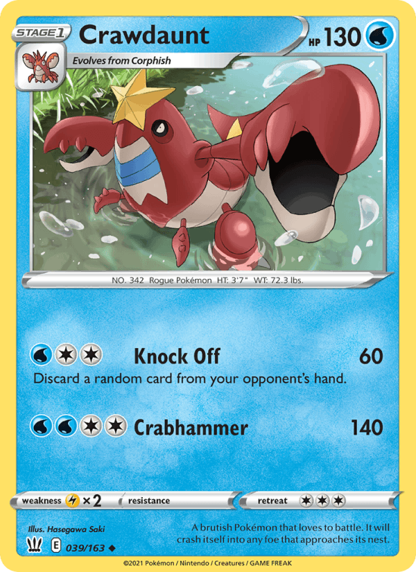 Crawdaunt - Battle Styles 039/163