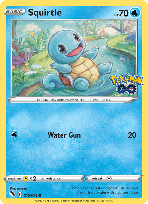 Squirtle - Pokémon GO 015/078