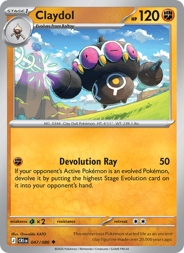 Claydol - Chaos Rising 047/086