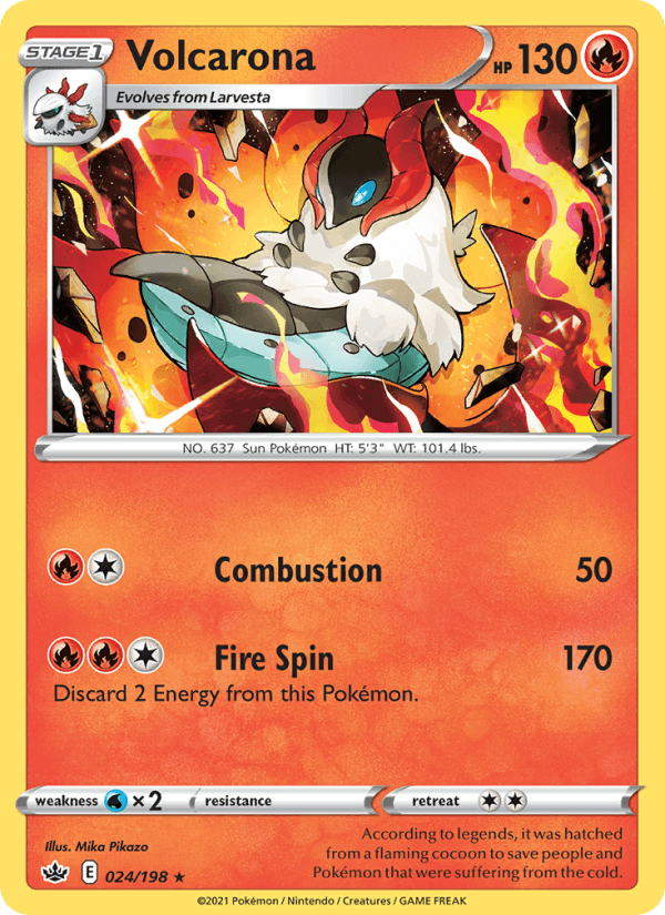 Volcarona - Chilling Reign 024/198