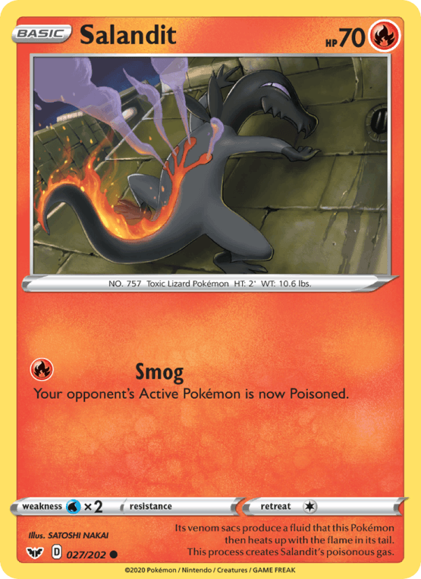 Salandit - Sword & Shield 027/202