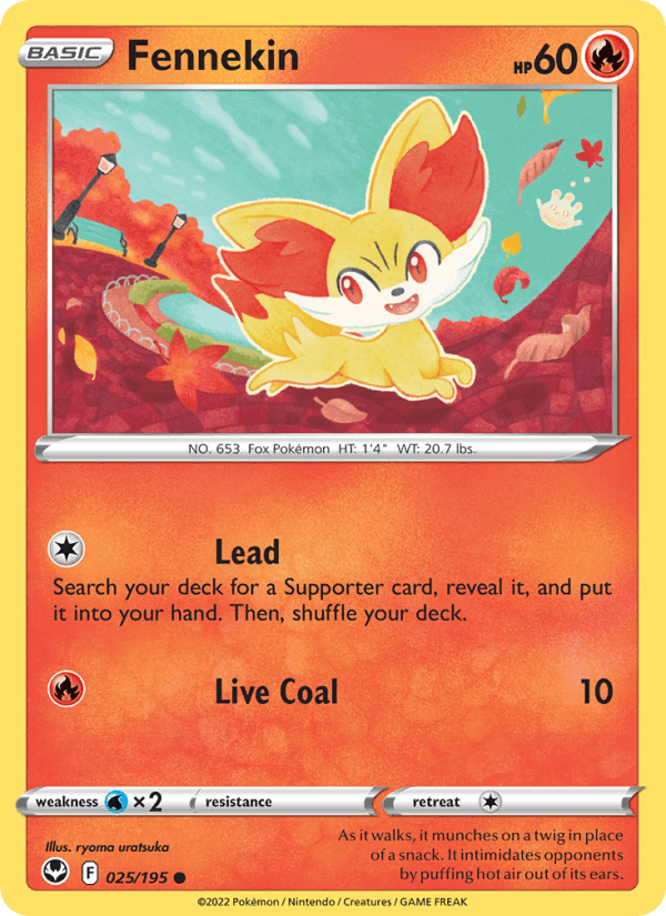 Fennekin - Silver Tempest 025/195